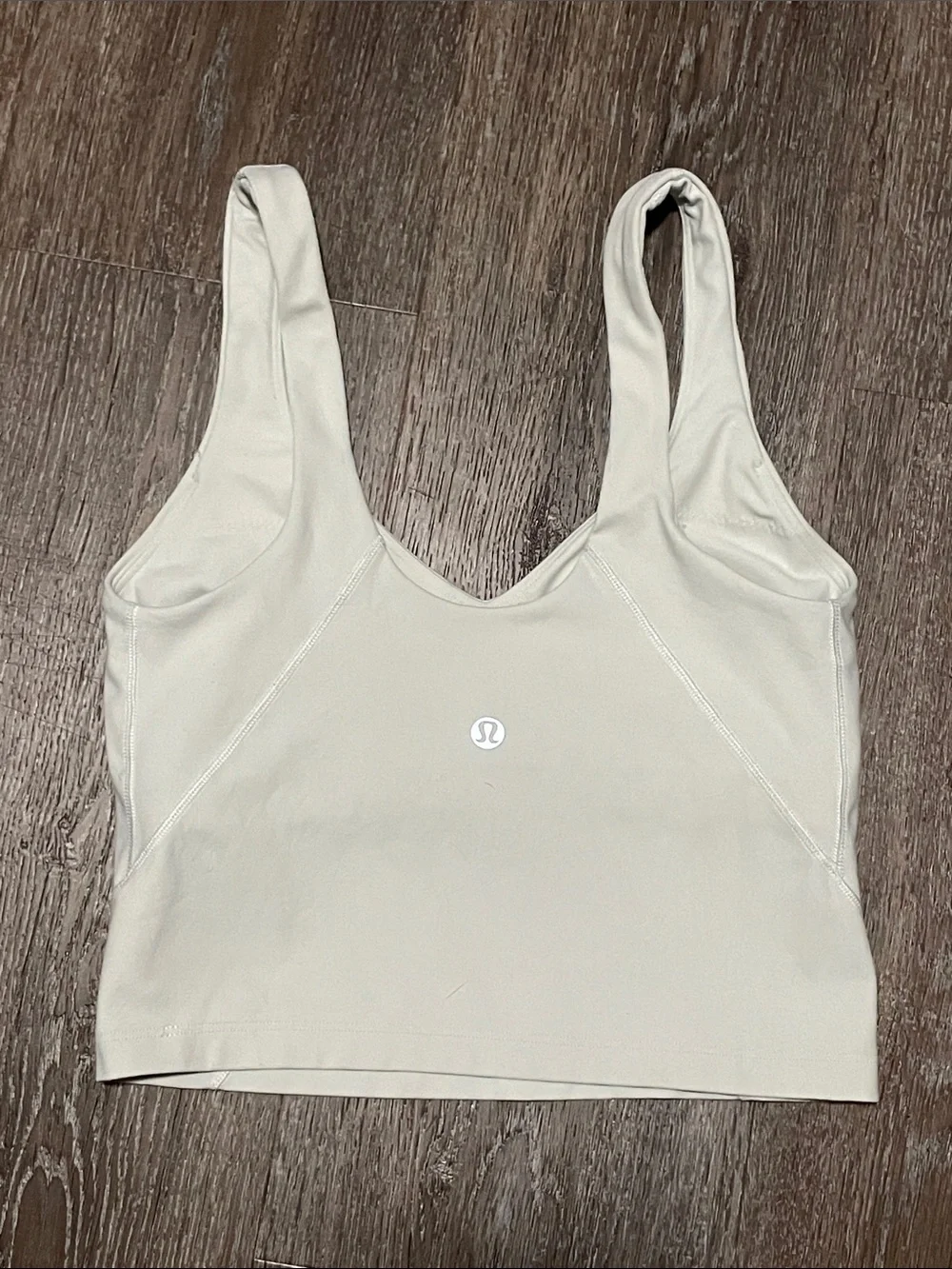 GUC Lululemon Bone/Copper Workout Set. Size 2